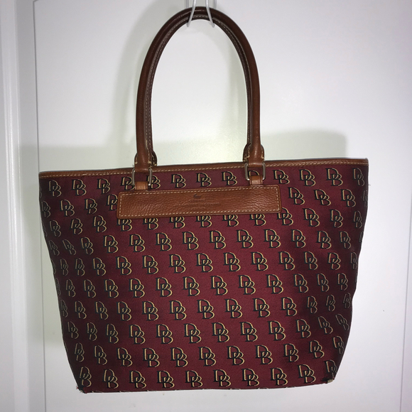 Dooney & Bourke Vintage Red Canvas - Picture 2 of 10